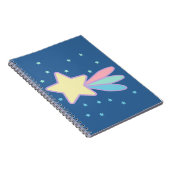 Niedlich Shooting Star Comet Notizblock (Rechte Seite)