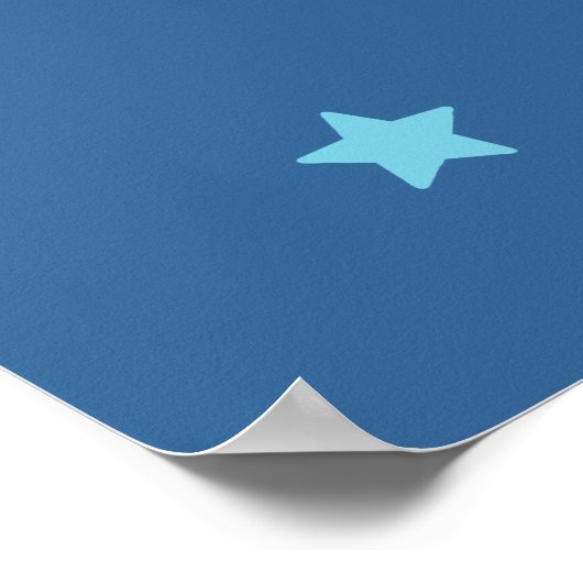 Niedlich Shooting Star Comet Poster (Ecke)