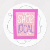 Niedlich-Shop-Ortskennzeichen Etiketten (Design 2)