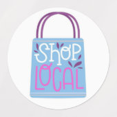 Niedlich-Shop-Ortskennzeichen Etiketten (Design 1)