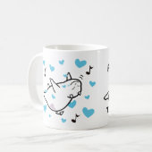 Niedlich Shy Devil am Freitag Kaffeetasse (Vorderseite Links)
