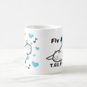 Niedlich Shy Devil am Freitag Kaffeetasse (Mittel)