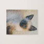 Niedlich Siamese Kitten Puzzle (Horizontal)