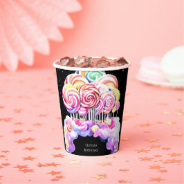 Niedlich Simple Candyland Birthday Pappbecher