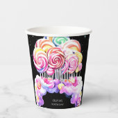Niedlich Simple Candyland Birthday Pappbecher (Vorderseite)