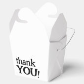 Niedlich Simple Dankeschön Baby Dusche Gefälligkei Geschenkschachtel (Geöffnet)