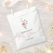 Niedlich Simples Wasserfarbe Wildblume Kinderdusch Geschenktütchen (Ausgeschnitten)