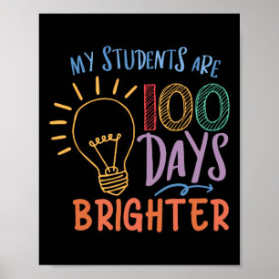 Niedlich sind meine Studentin 100 Tage heller für  Poster