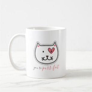 Niedlich sind Sie der Tag Purrfect Kaffeetasse