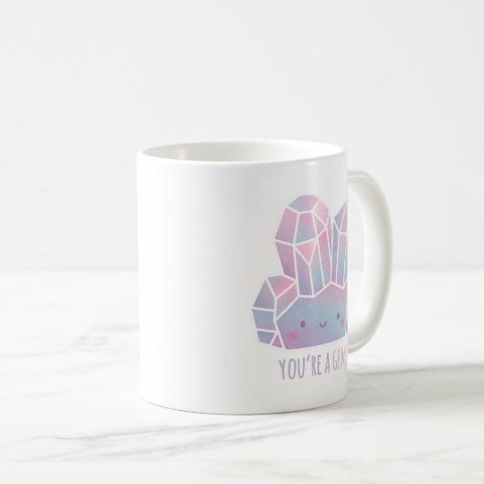 Niedlich sind Sie eine Edelstein-Bestimmtheit Kaffeetasse (VorderseiteRechts)