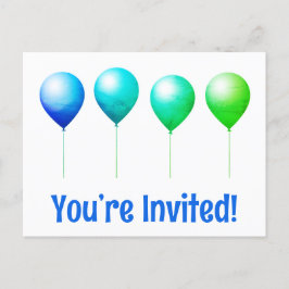 Niedlich sind Sie eingeladen Geburtstagskarten Postkarte