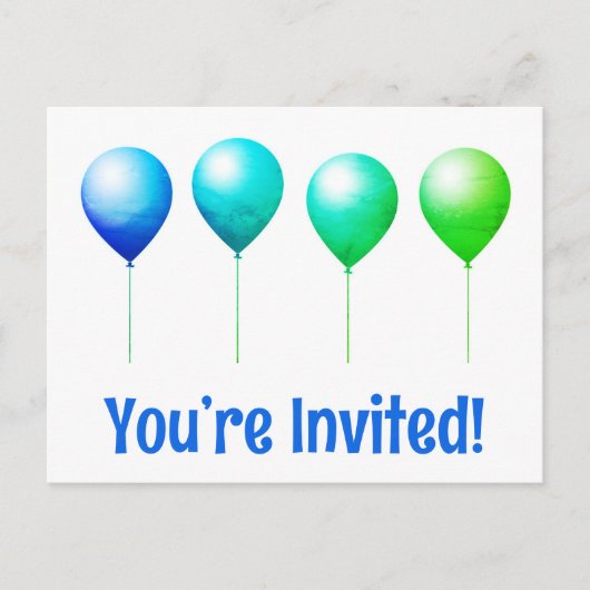 Niedlich sind Sie eingeladen Geburtstagskarten Postkarte (Vorderseite)