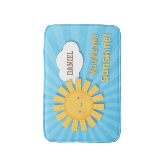 Niedlich sind Sie meine Badematte (Vorderseite Vertikal)