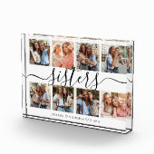 Niedlich Sisters Script Collage Fotoblock (Rechts)