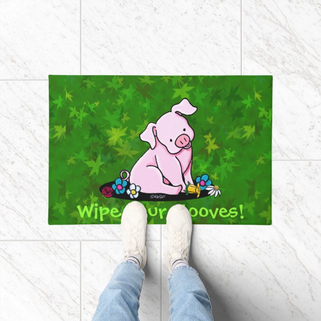 Niedlich Sitzen Hübsches PIG Doormat Fußmatte (Indoor)