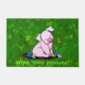 Niedlich Sitzen Hübsches PIG Doormat Fußmatte (Vorderseite)
