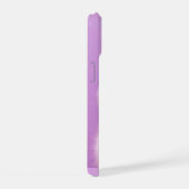 Niedlich sitzende weiße Katze iPhone 15 Hülle (Rechte Seite)