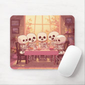 Niedlich Skeleton Dinner Party - Mousepad (Mit Mouse)