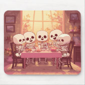 Niedlich Skeleton Dinner Party - Mousepad (Vorne)