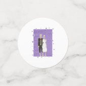 Niedlich Skeleton Halloween Wedding Confetti Konfetti (Klein Vorderseite)