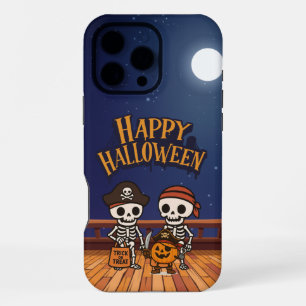 niedlich, Skelette und KürbisHalloween iPhone 16 Pro Max Hülle