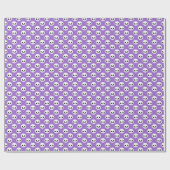 Niedlich Skull Halloween Pattern Geschenkpapier (Flach)