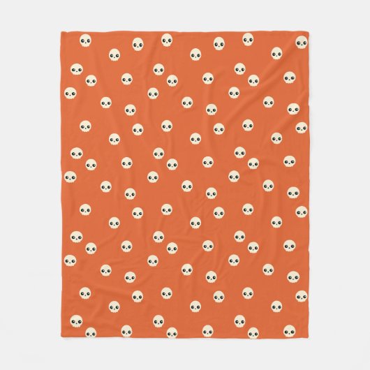 Niedlich Skulls Fleece Blanket (Vorderseite)