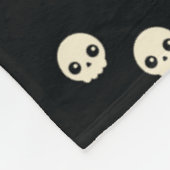 Niedlich Skulls Fleece Blanket (Ecke)