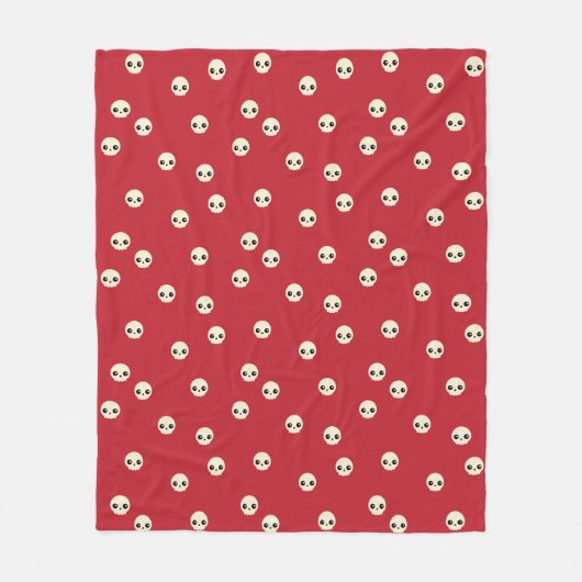 Niedlich Skulls Fleece Blanket (Vorderseite)