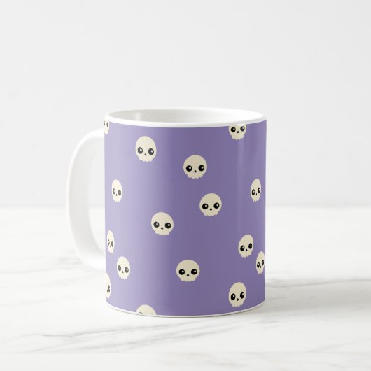 Niedlich Skulls Kaffeezucht Tasse (Vorderseite Links)