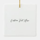 Niedlich Skulptur Valloween Valentine XOXO Keramikornament (Rückseite)