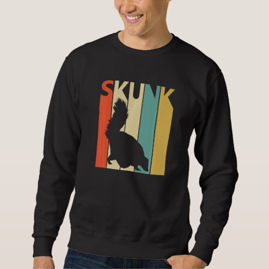 Niedlich Skunk Animal Sweatshirt (Vorderseite)