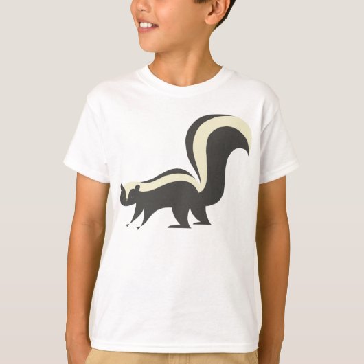 Niedlich Skunk T-Shirt (Vorderseite)
