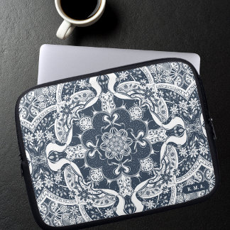 Niedlich Skunks Mandala Laptopschutzhülle
