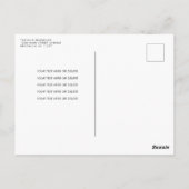 Niedlich Sky Cloud Watercolor Red Airplane Geburts Postkarte (Rückseite)