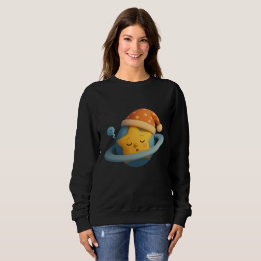 Niedlich Sleeping Star Sweatshirt (Vorne ganz)