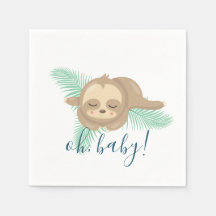 Niedlich Sleepy Baby Sloth Oh Baby Dusche