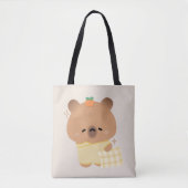 Niedlich Sleepy Capybara Tasche (Vorderseite)