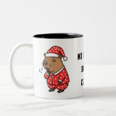 Niedlich Sleepy Capybara Tasse | Gemütlicher und e (Links)