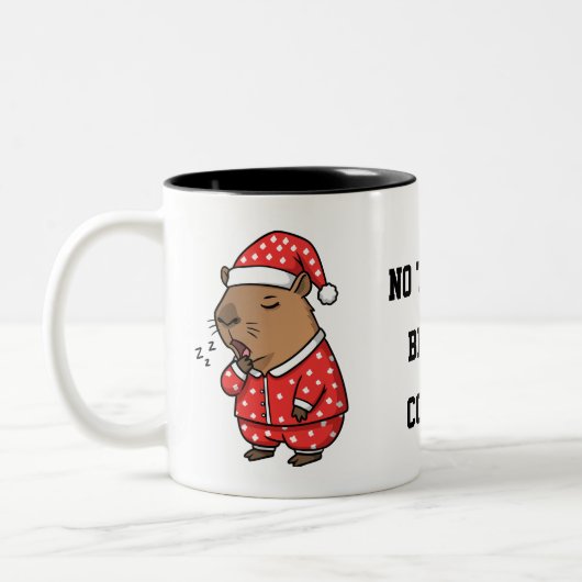 Niedlich Sleepy Capybara Tasse | Gemütlicher und e (Links)