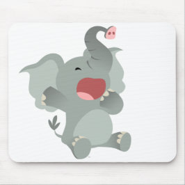 Niedlich Sleepy Cartoon Elephant Mousepad