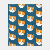 Niedlich Sleepy Cat Blanket Fleecedecke (Vorderseite)