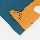 Niedlich Sleepy Cat Blanket Fleecedecke (Ecke)