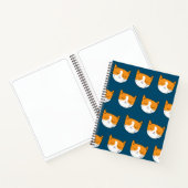 Niedlich Sleepy Cat Notebook Notizblock (Innenseite)