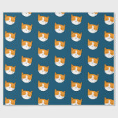 Niedlich Sleepy Cat Wrapper Geschenkpapier (Flach)