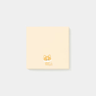 Niedlich Sleepy Corgi Post-it Klebezettel