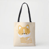 Niedlich Sleepy Corgi Tasche (Vorderseite)
