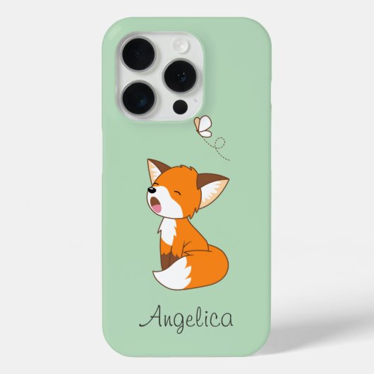 Niedlich Sleepy Little Fox Case-Mate iPhone Hülle (Rückseite)
