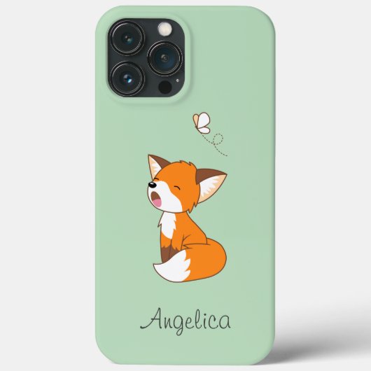 Niedlich Sleepy Little Fox Case-Mate iPhone Hülle (Rückseite)