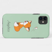 Niedlich Sleepy Little Fox Case-Mate iPhone Hülle (Rückseite (Horizontal))